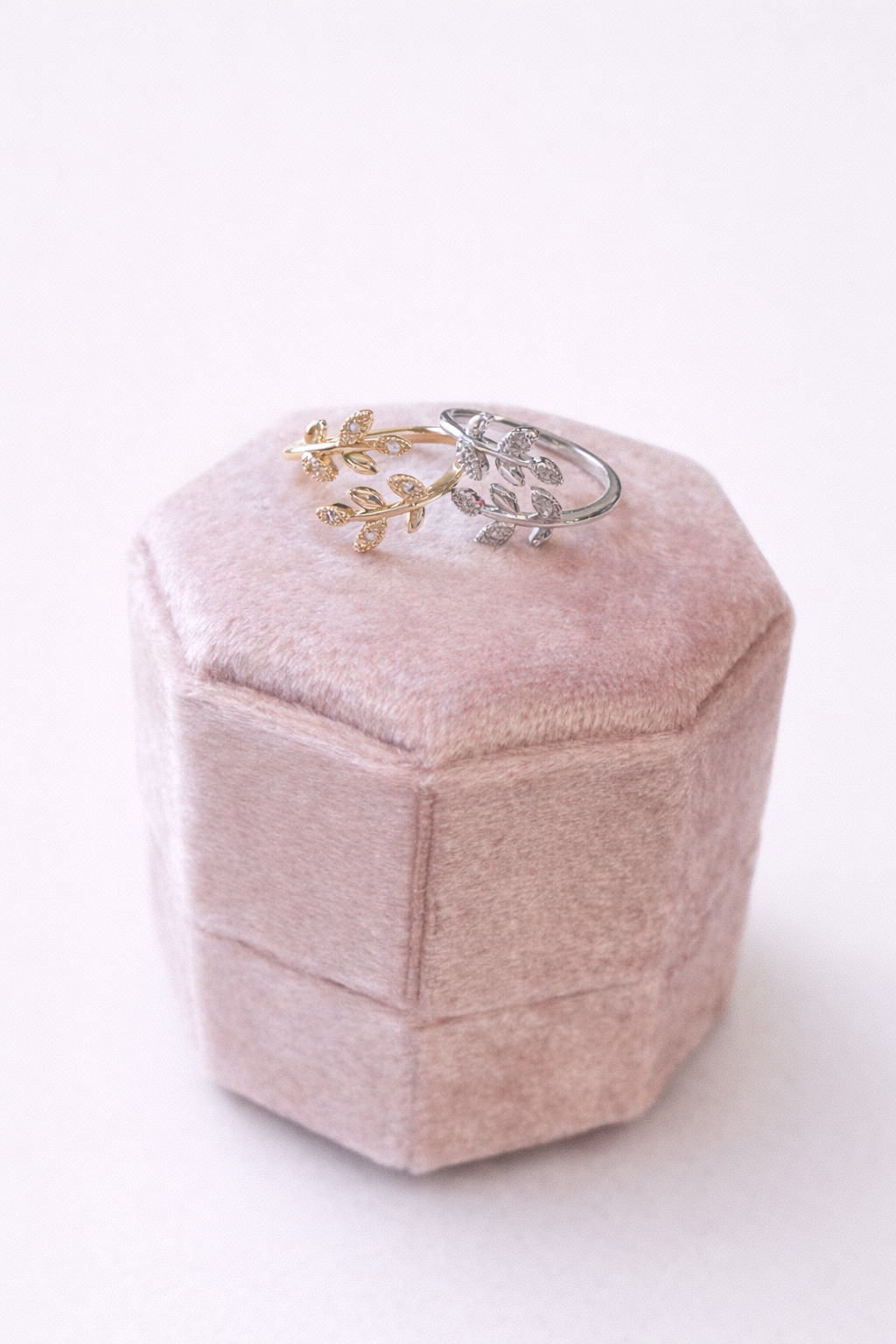 Ivy Twist Adjustable Ring- Silver