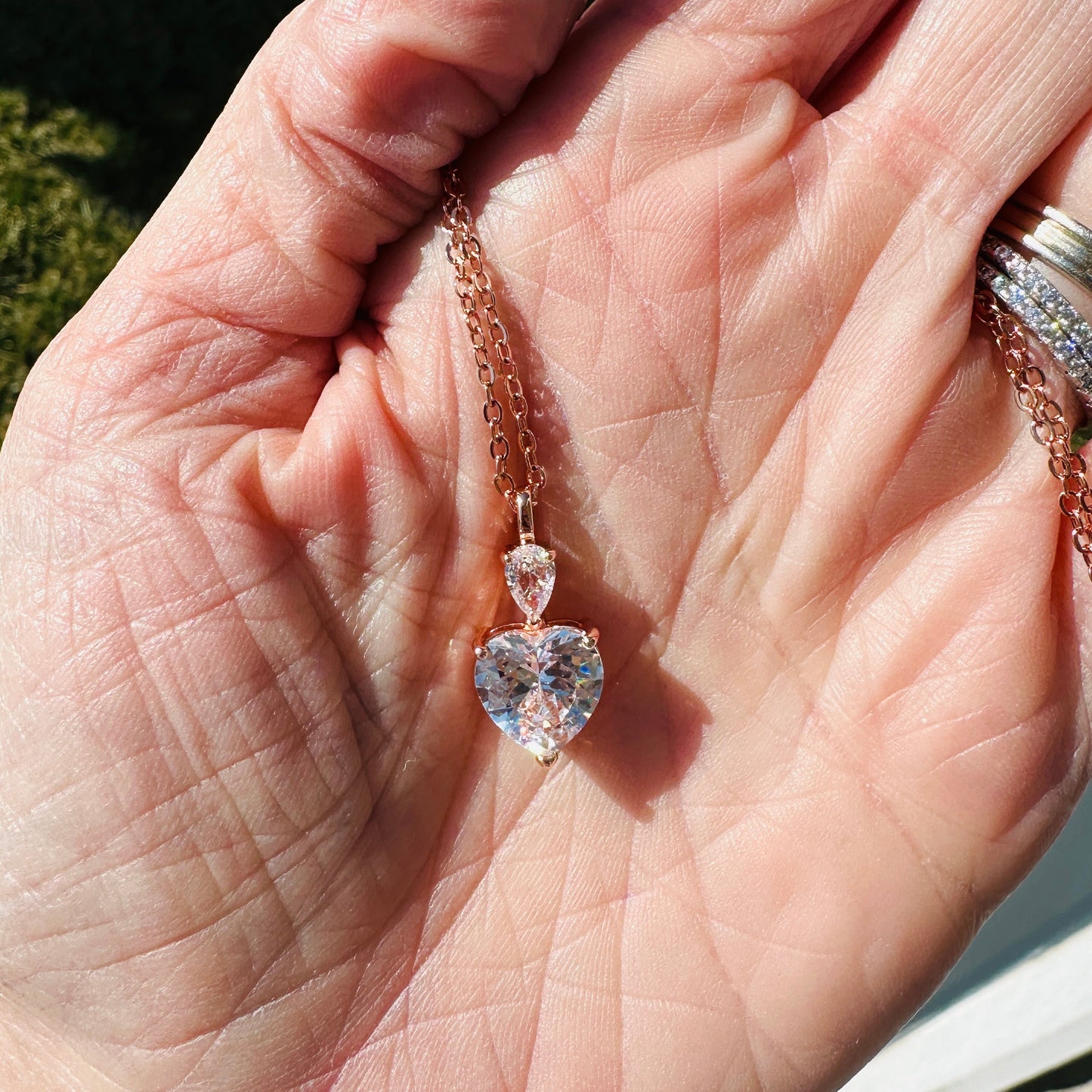 Lucy Heart Necklace- 18"