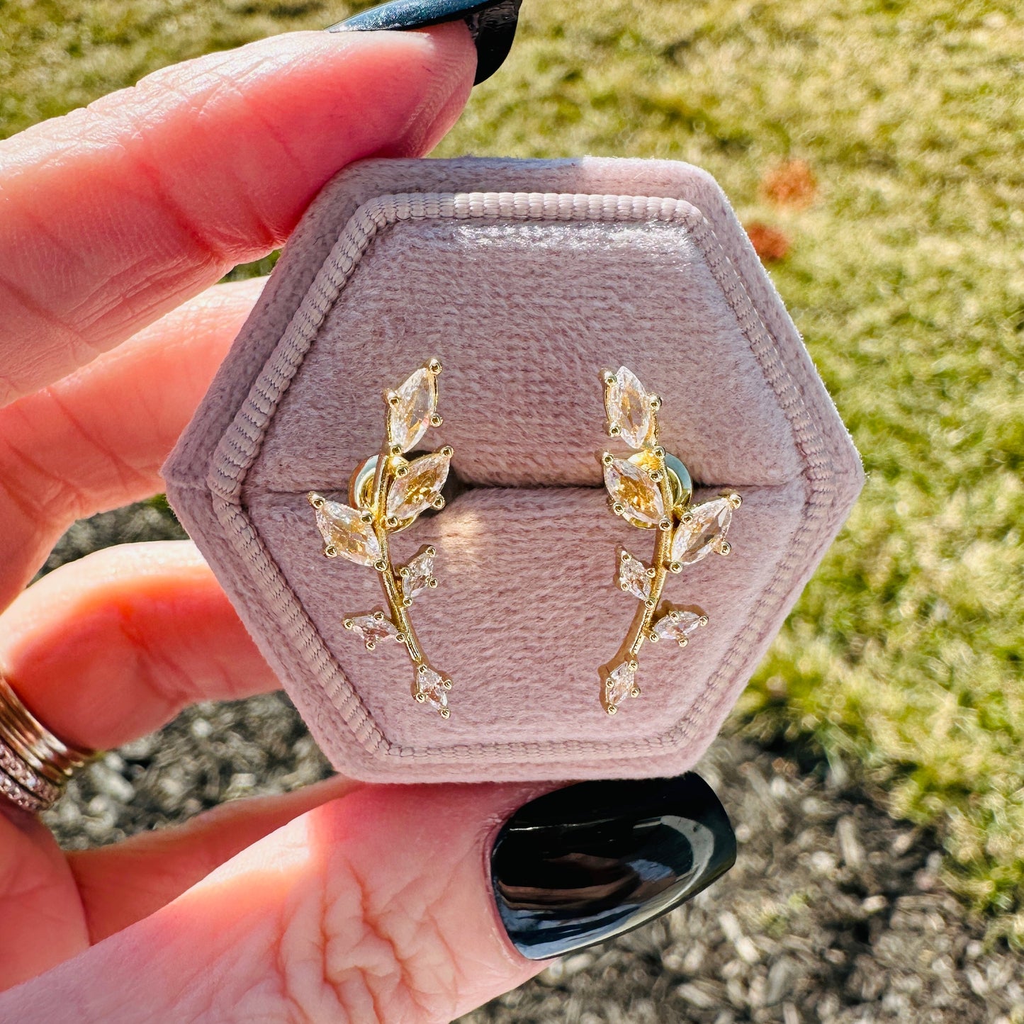 Ivy Earrings- Gold