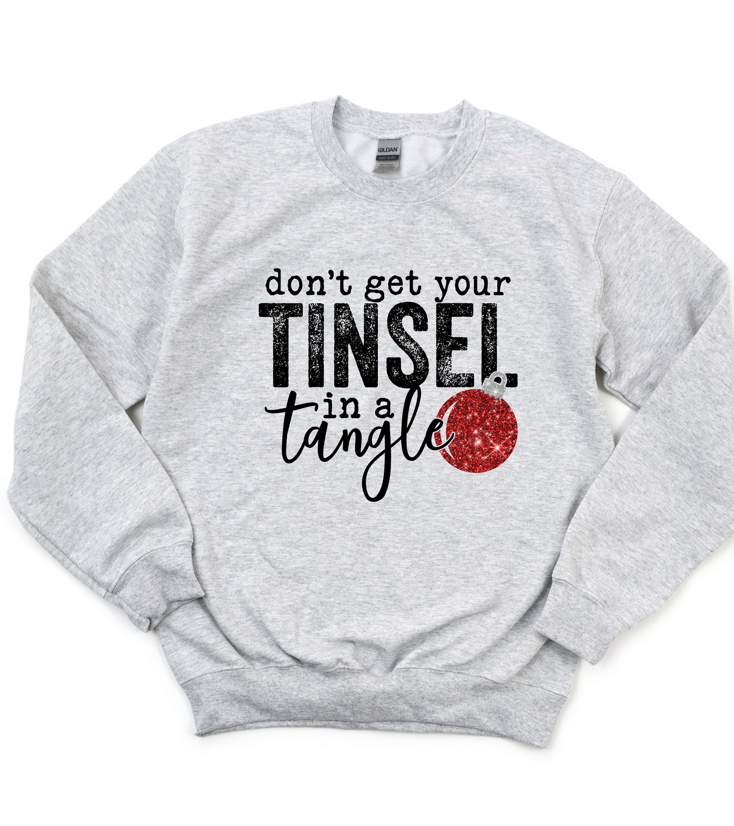 TINSEL IN A TANGLE SWEATSHIRT