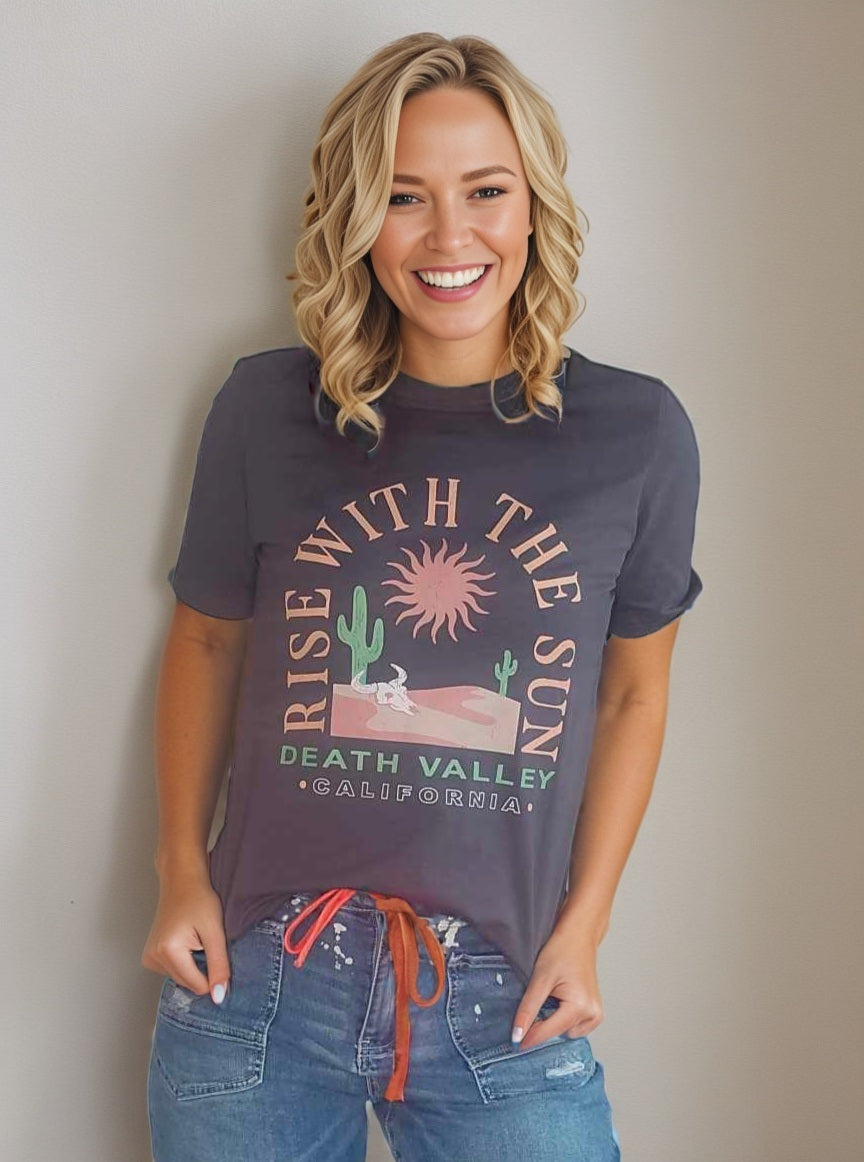 Charcoal Death Valley Tee
