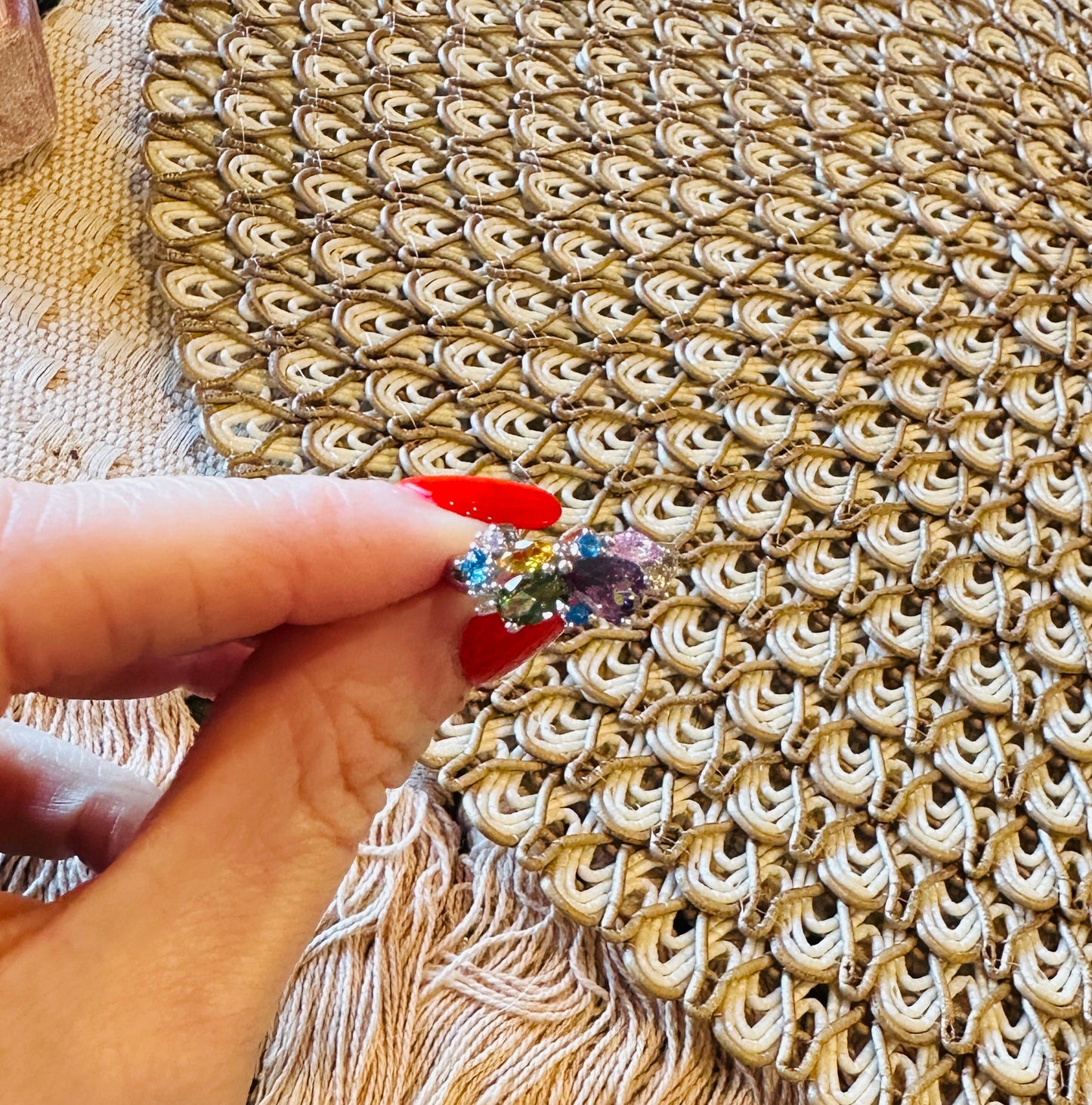 Evangeline Multicolor Stone Ring