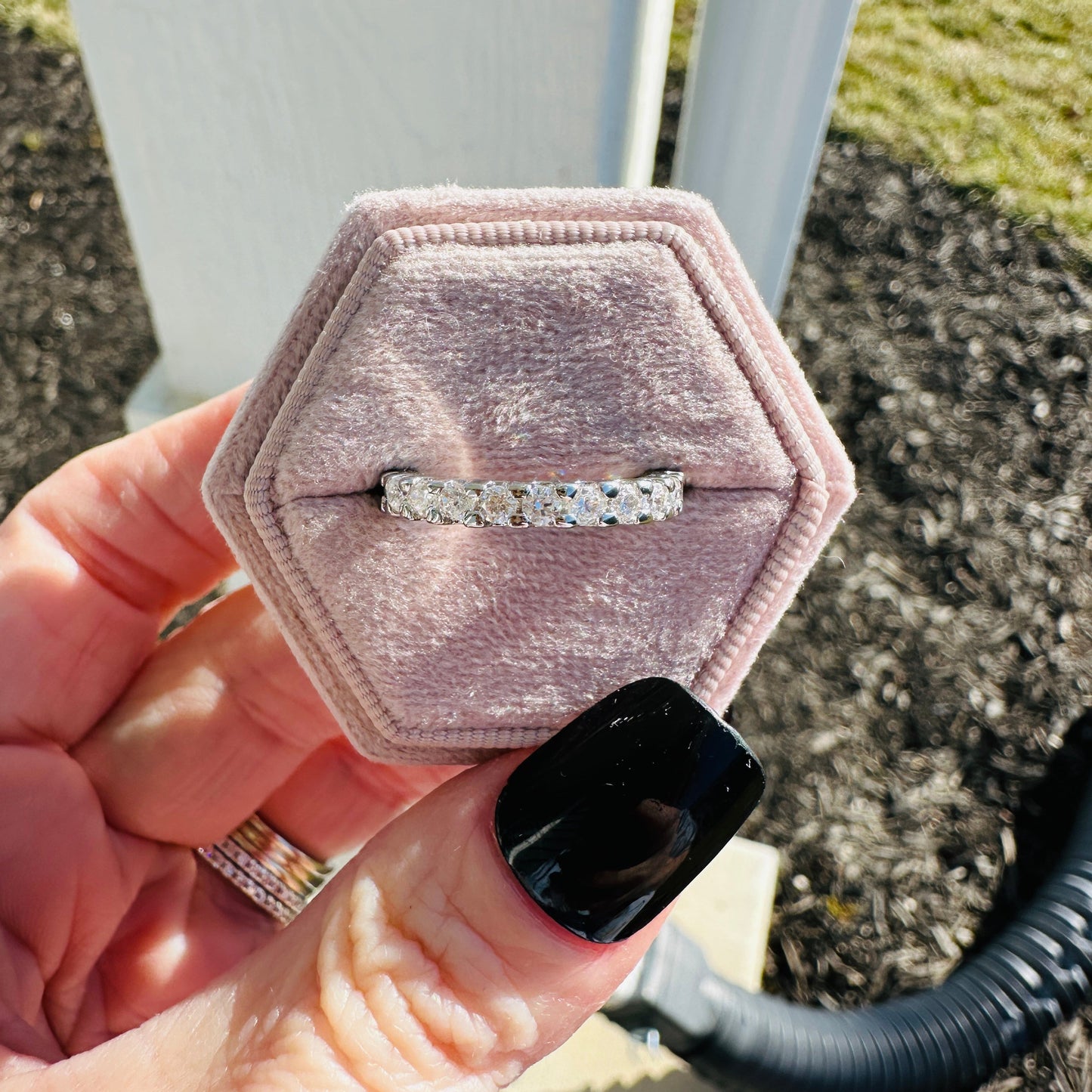 Forever Love Eternity Band- Silver