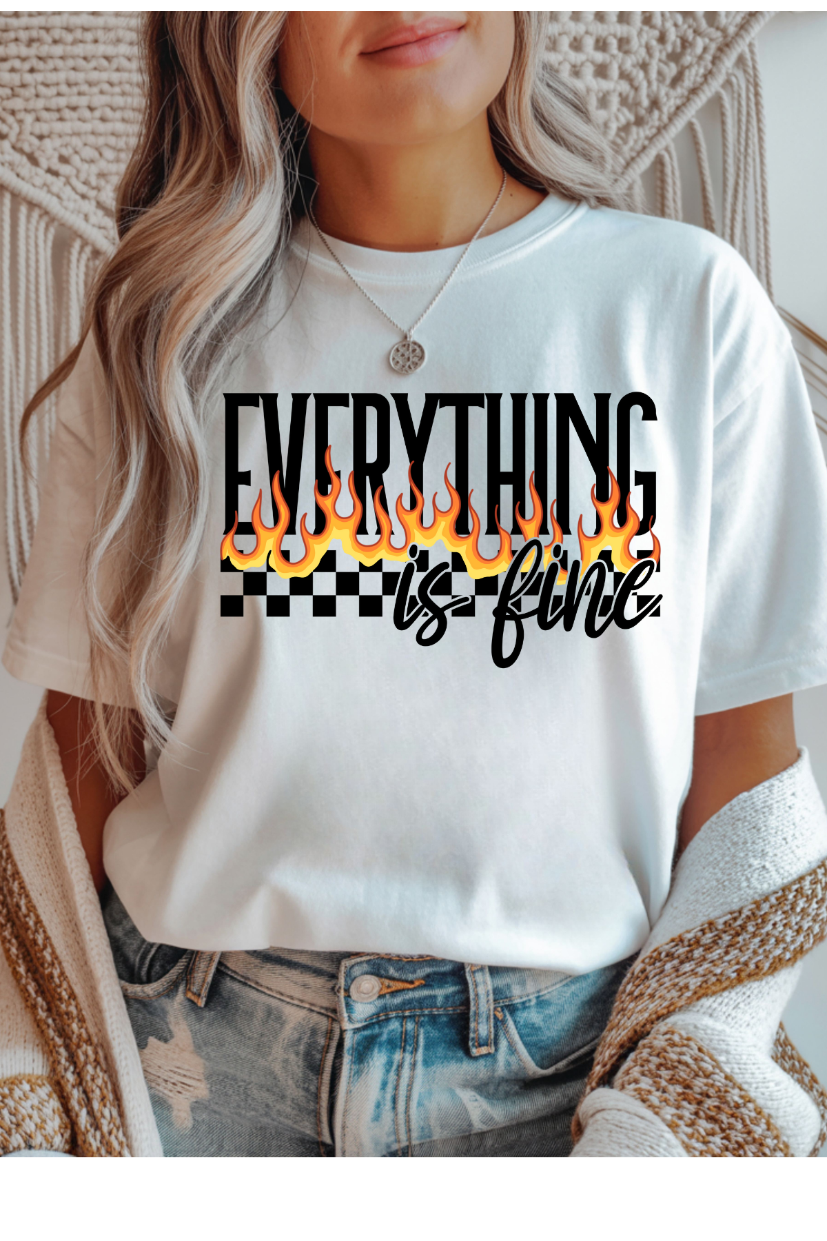 Everything Is Fine Graphic Tee