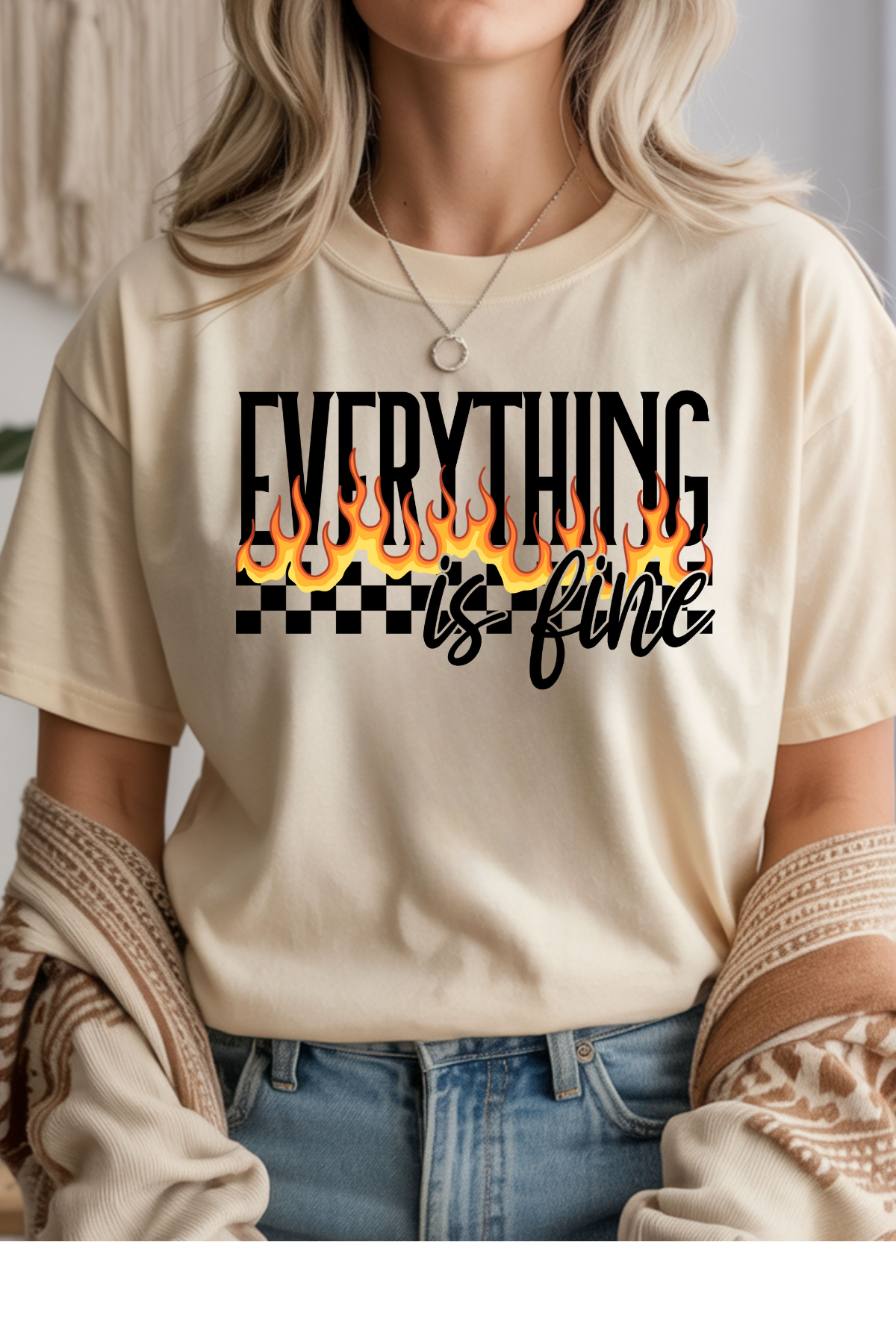 Everything Is Fine Graphic Tee