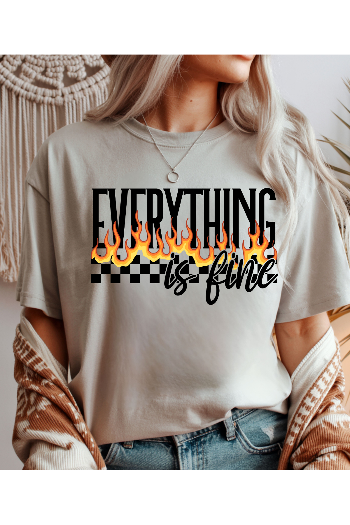 Everything Is Fine Graphic Tee