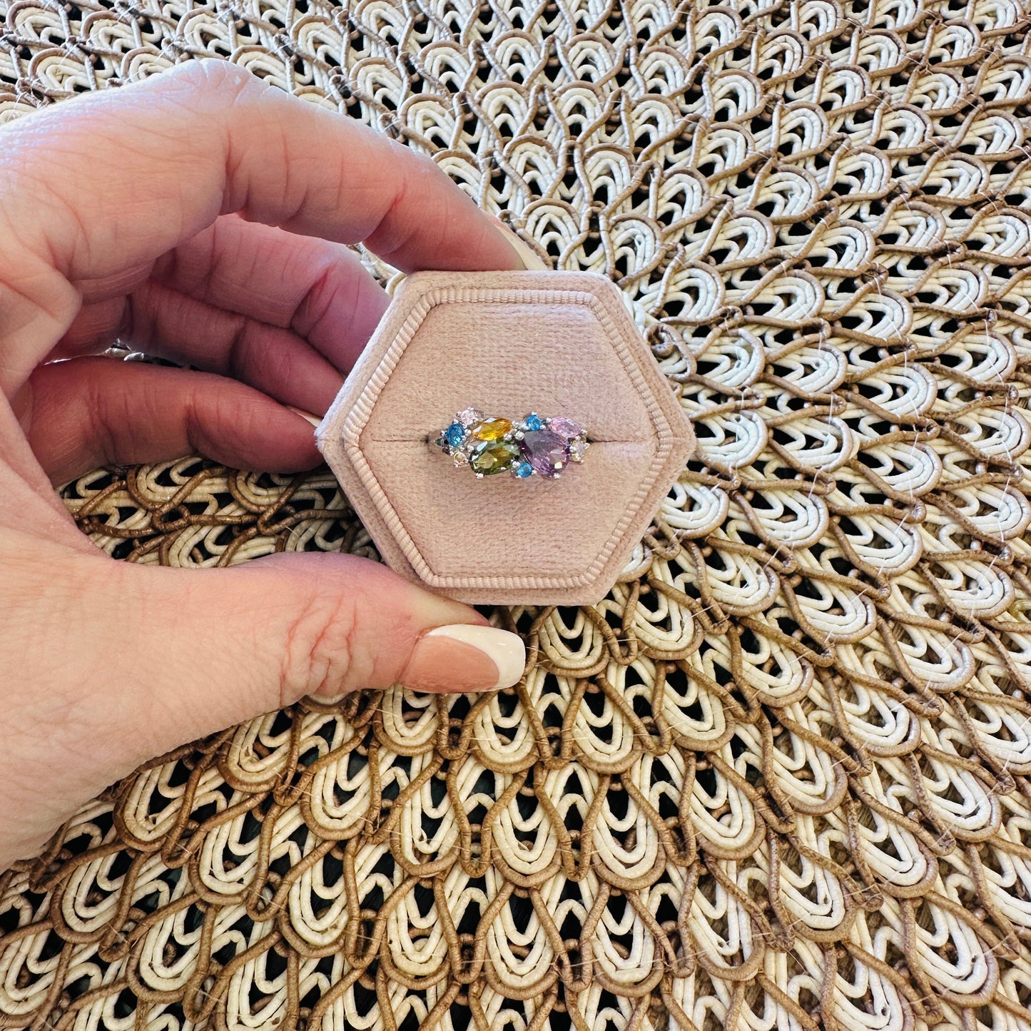 Evangeline Multicolor Stone Ring