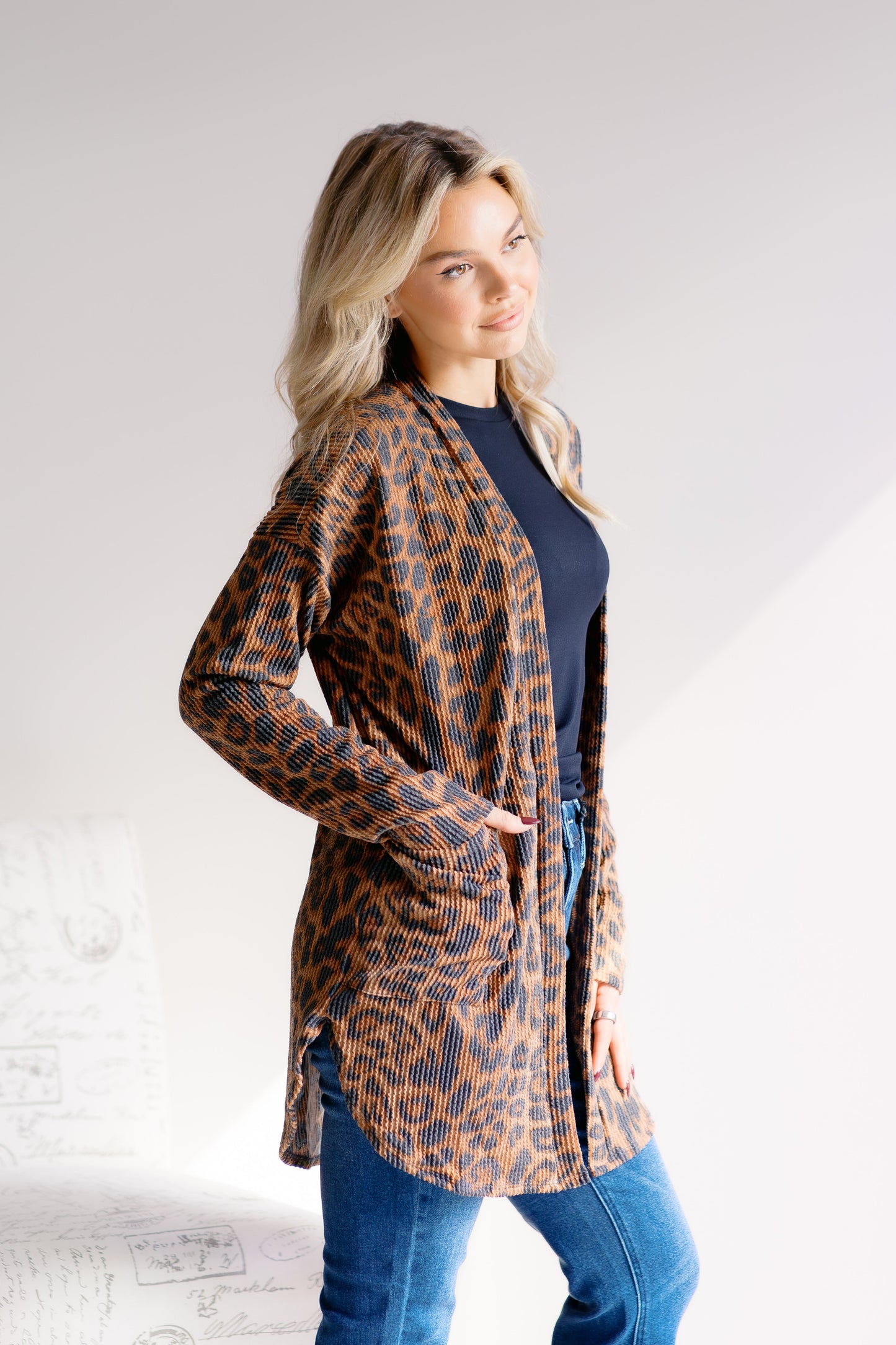 Brown Sugar Spots Cardigan