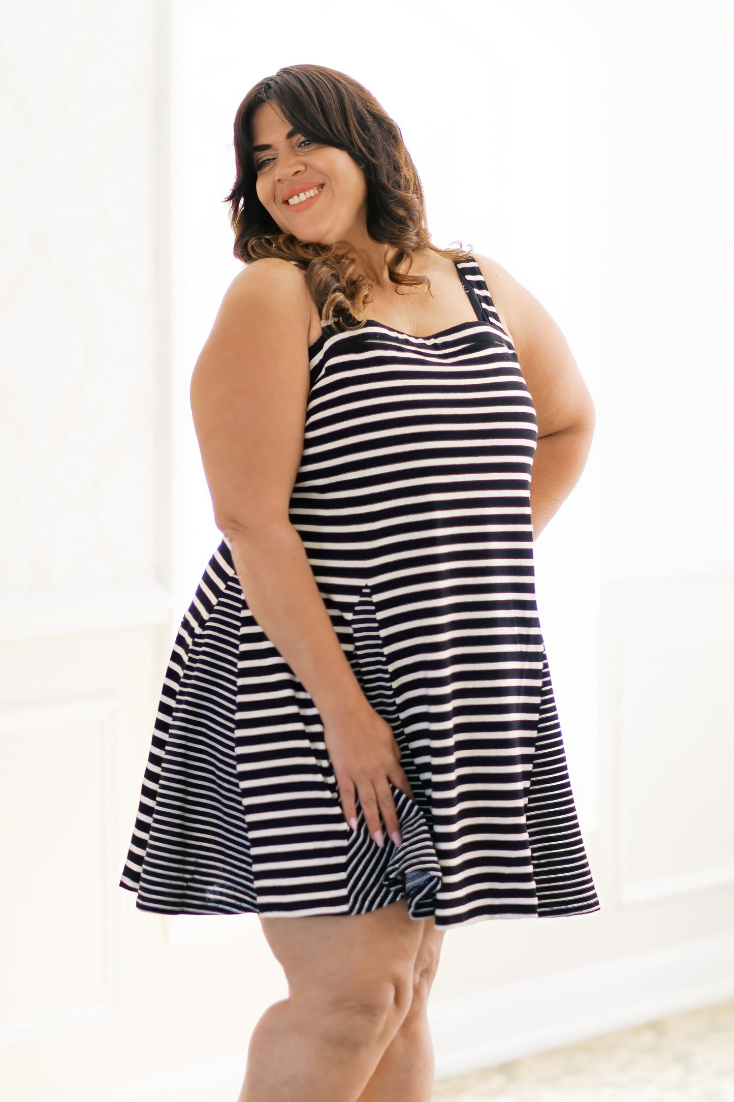 Sail With Me Dress - Plus